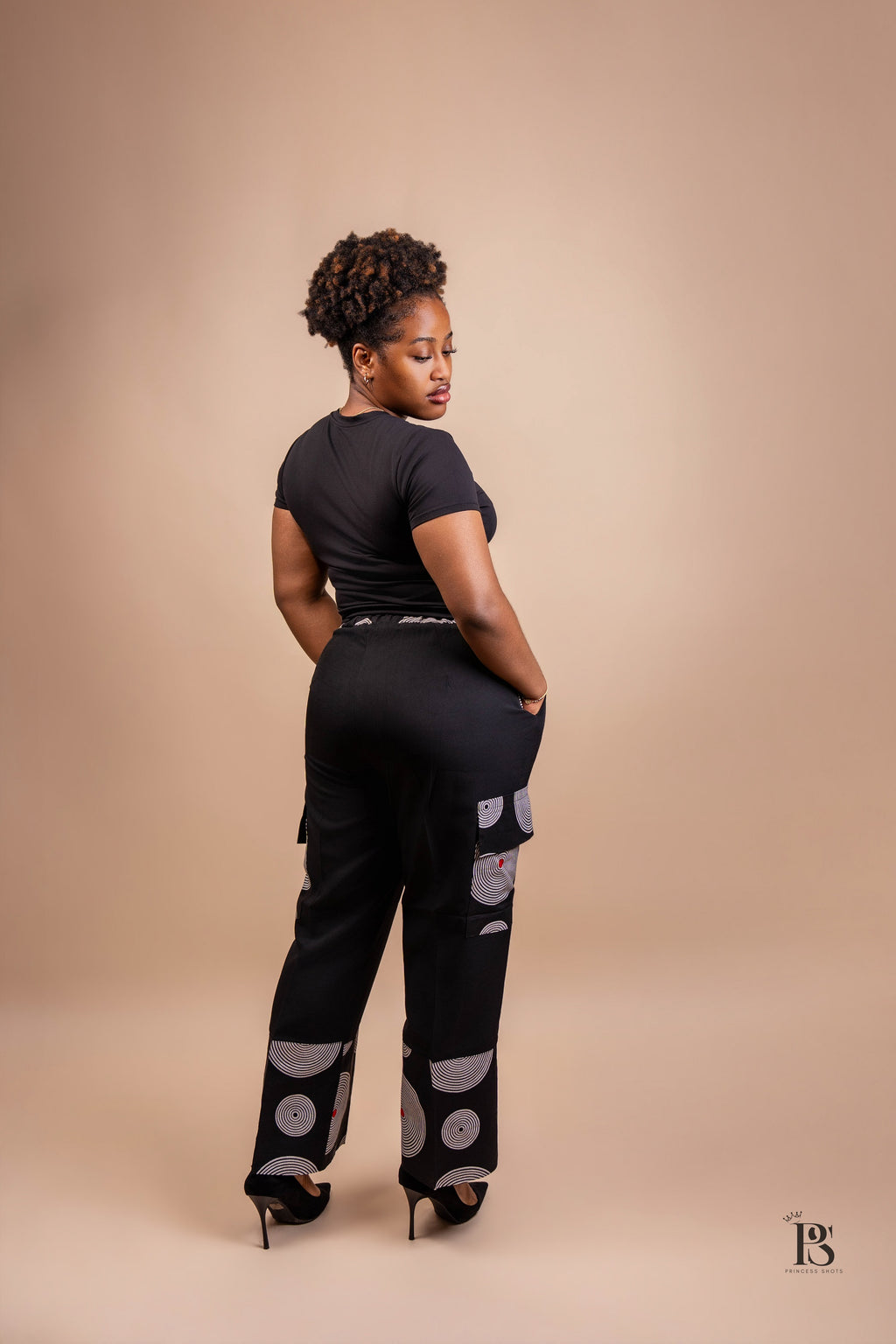 Midnight Orbit Ankara Baggy Trousers
