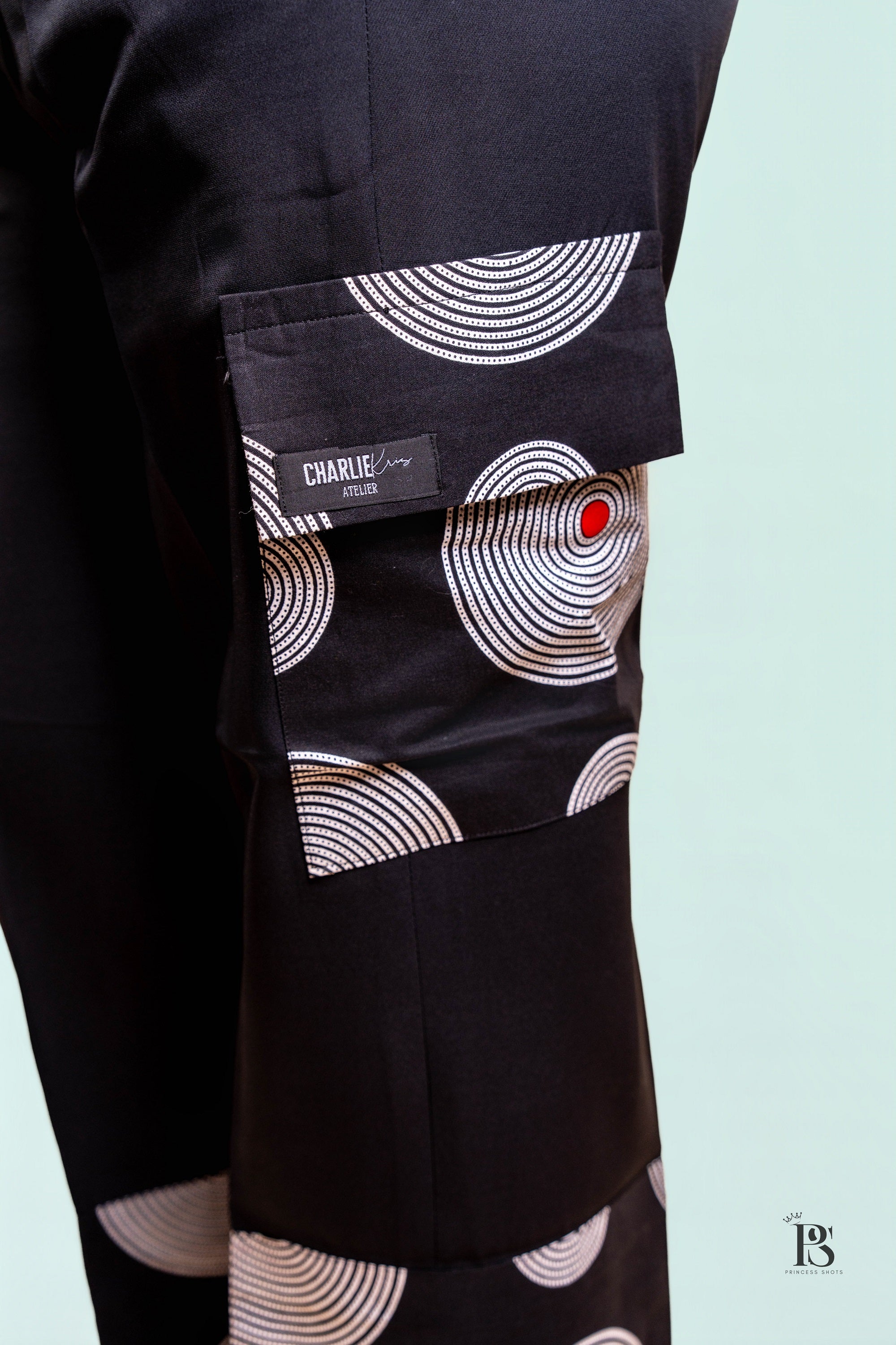 Midnight Orbit Ankara Baggy Trousers