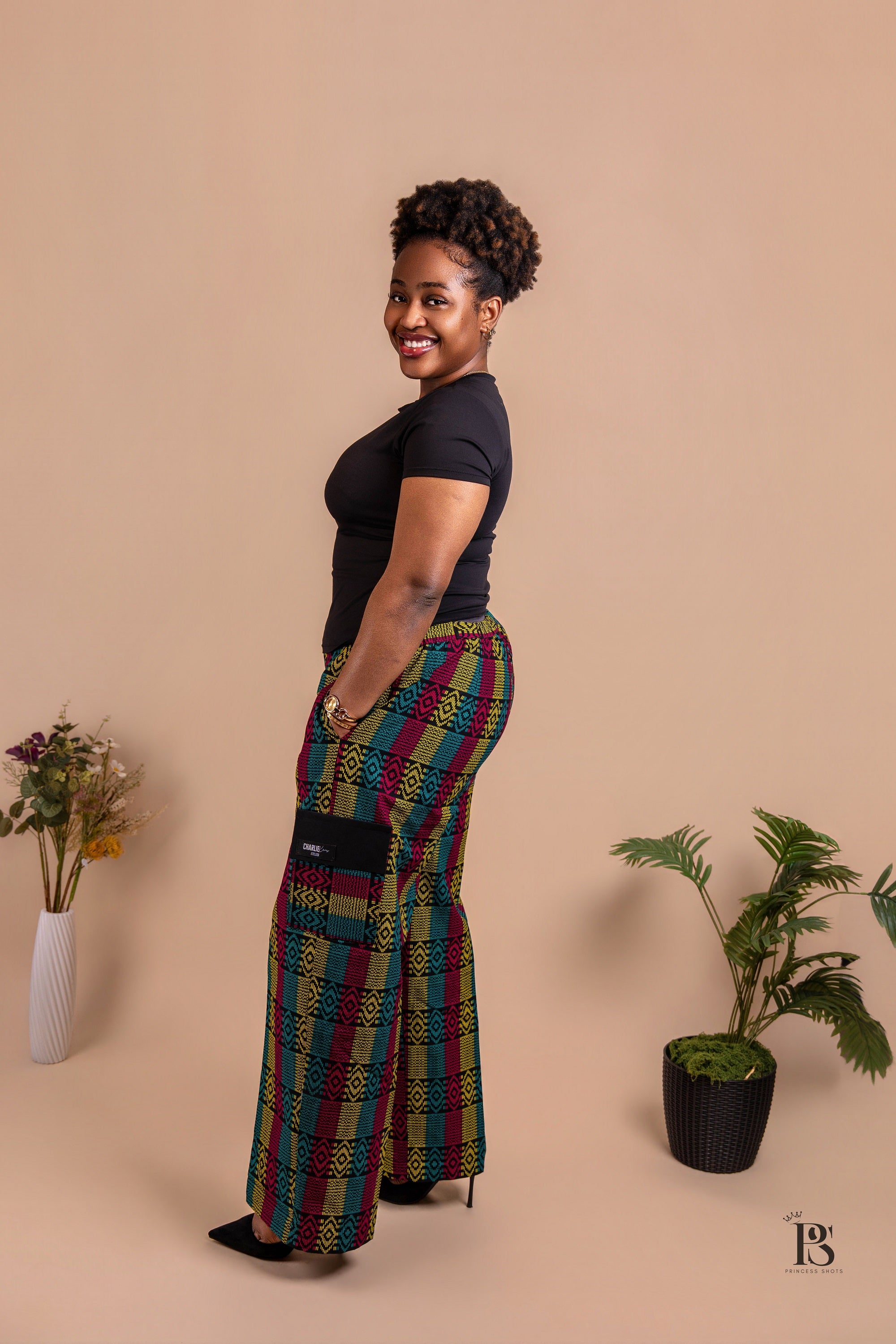 Heritage Mosaic Ankara Baggy Trousers