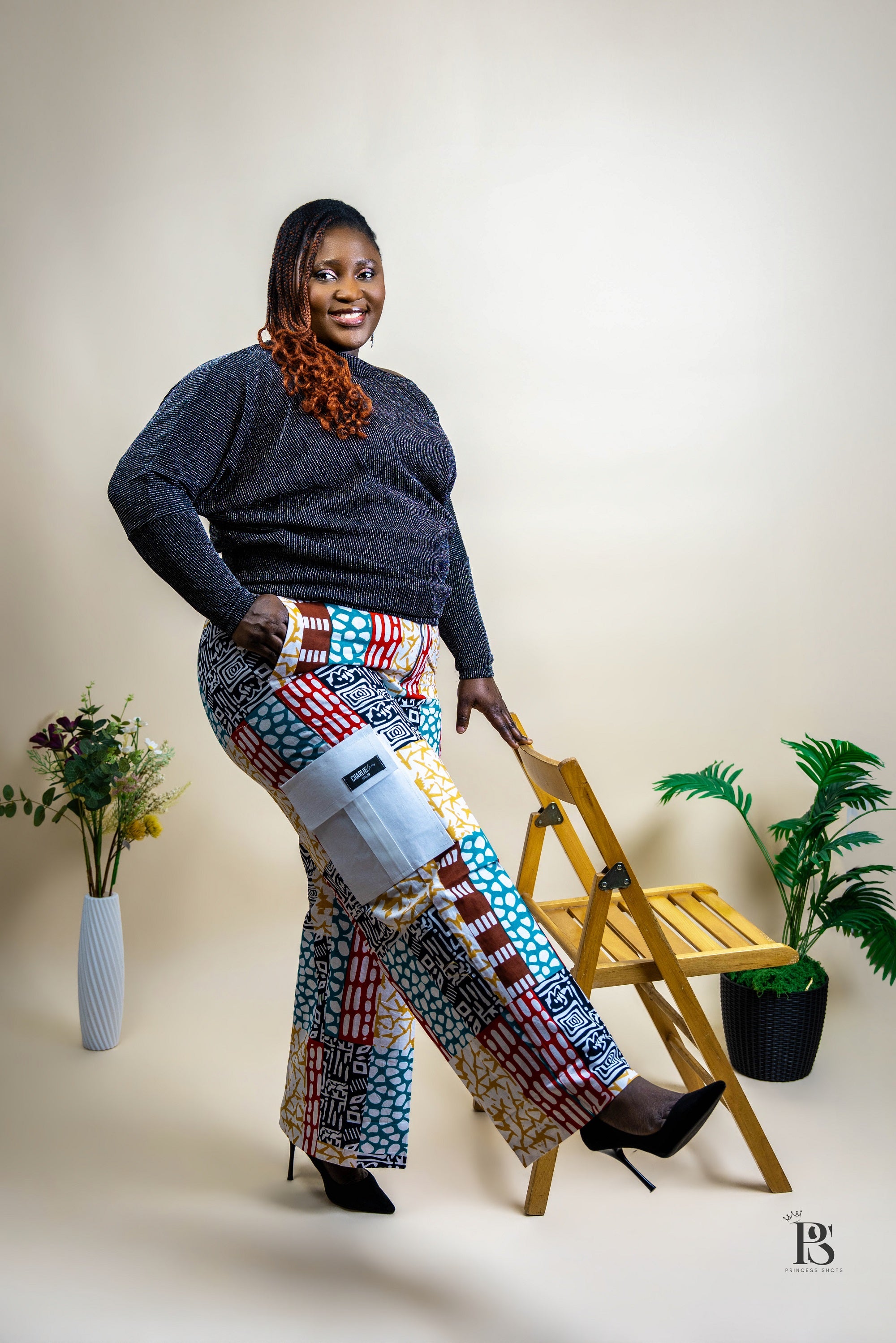 Urban Patchwork Ankara Baggy Trousers