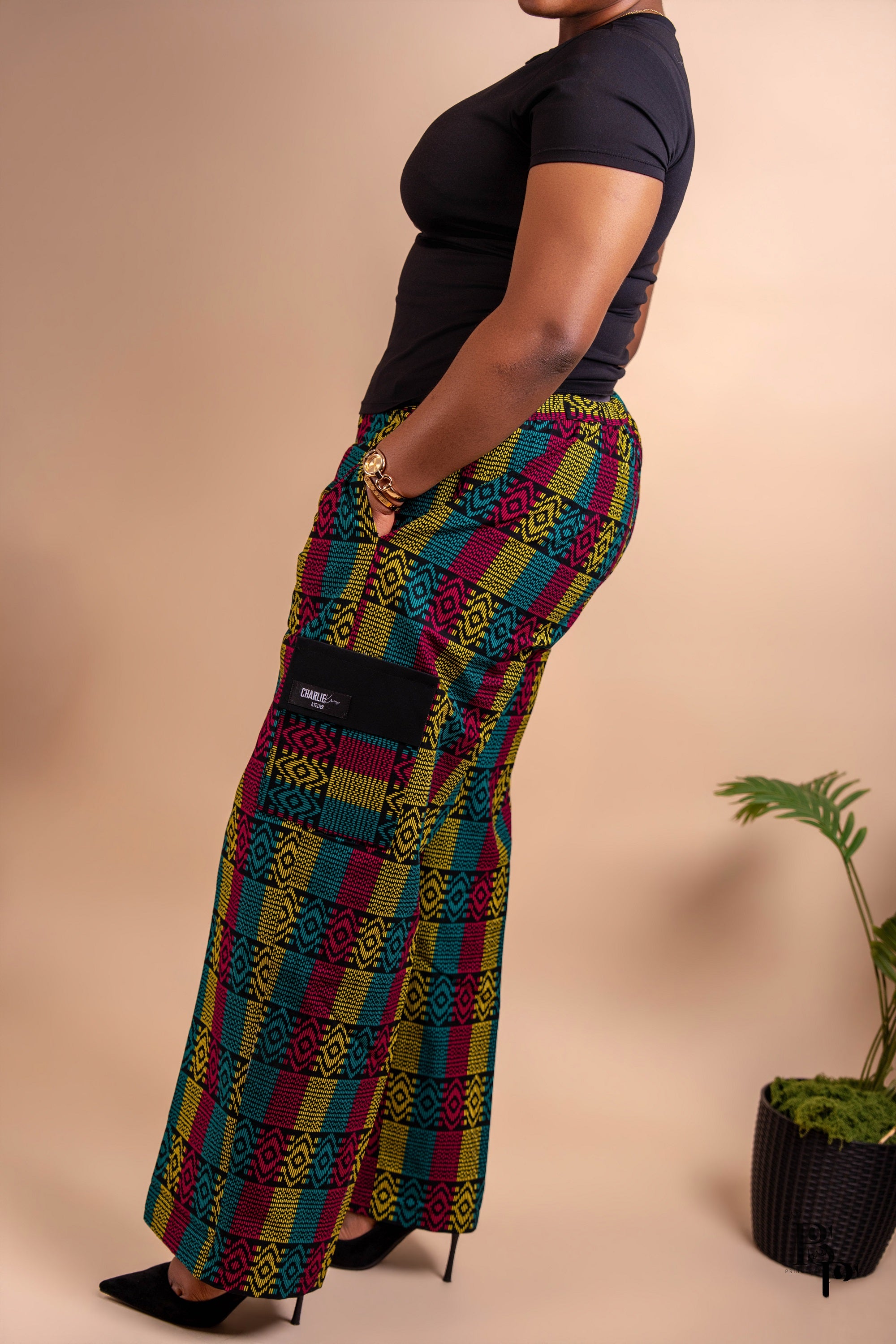 Heritage Mosaic Ankara Baggy Trousers