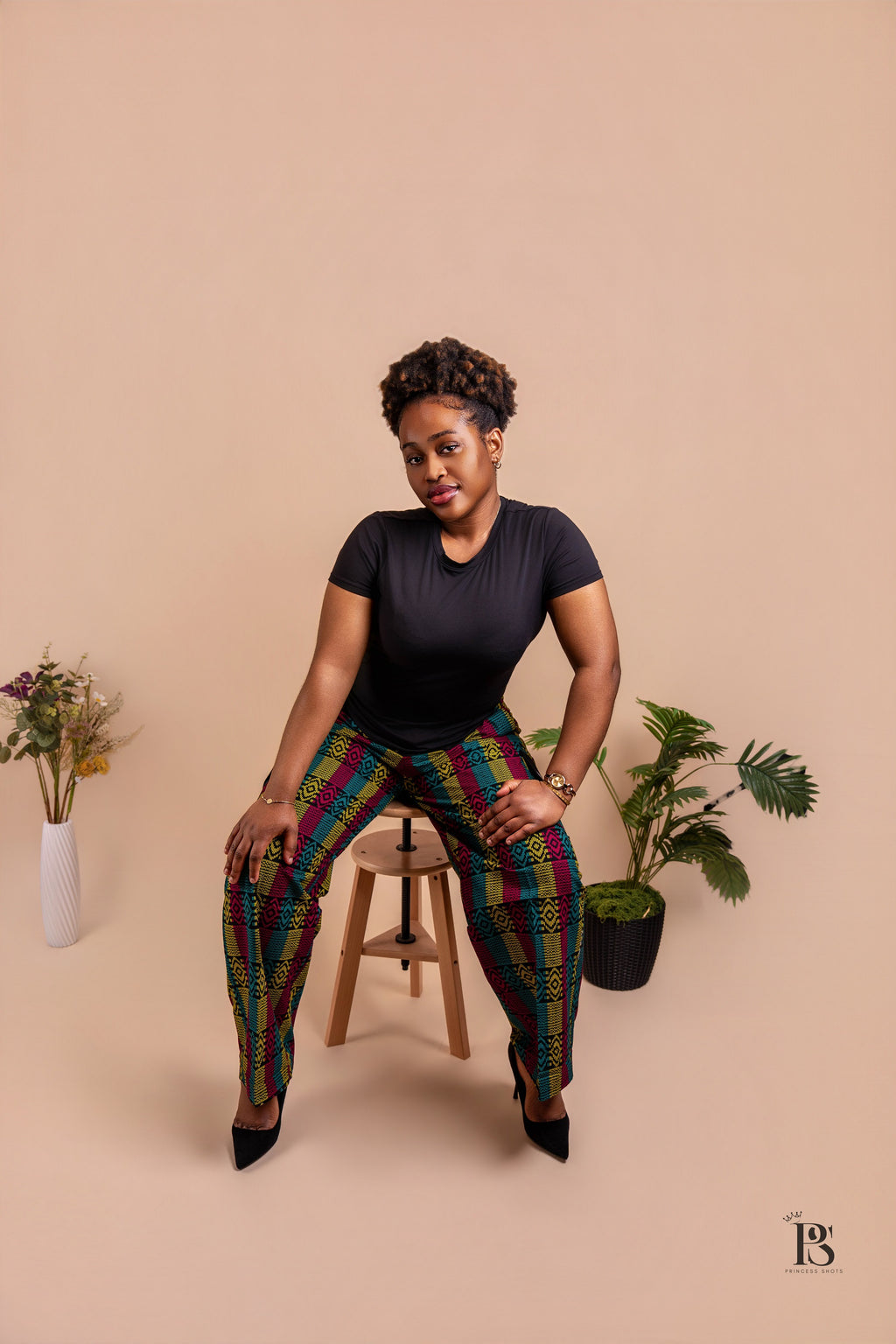 Heritage Mosaic Ankara Baggy Trousers