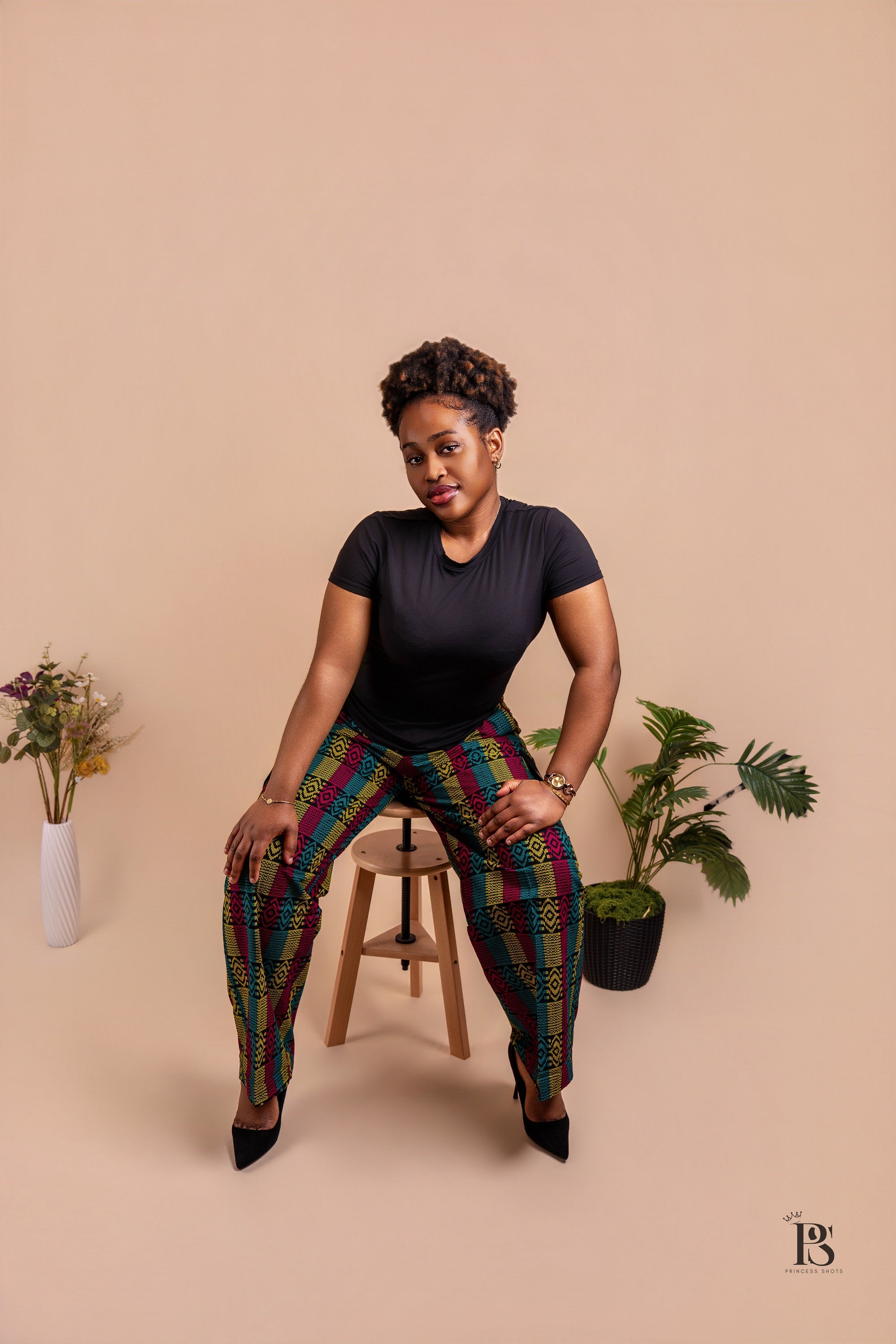 Heritage Mosaic Ankara Baggy Trousers