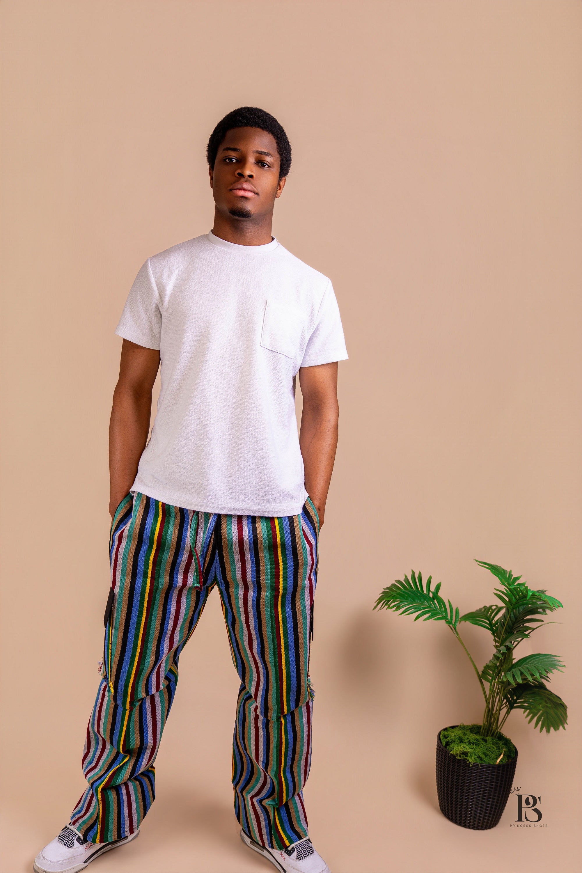 Rainbow Heritage Aso Oke Baggy Trousers